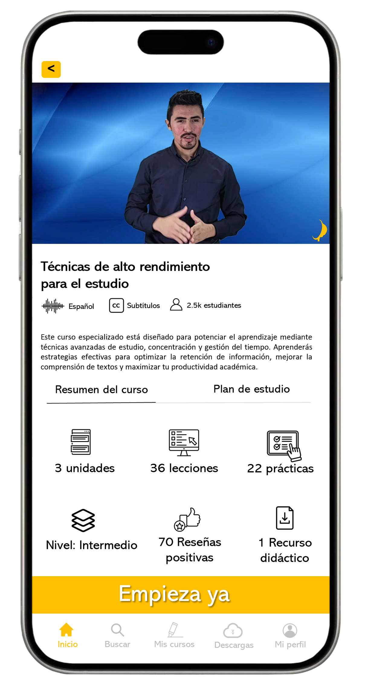 App IDEAMOS pantalla 1
